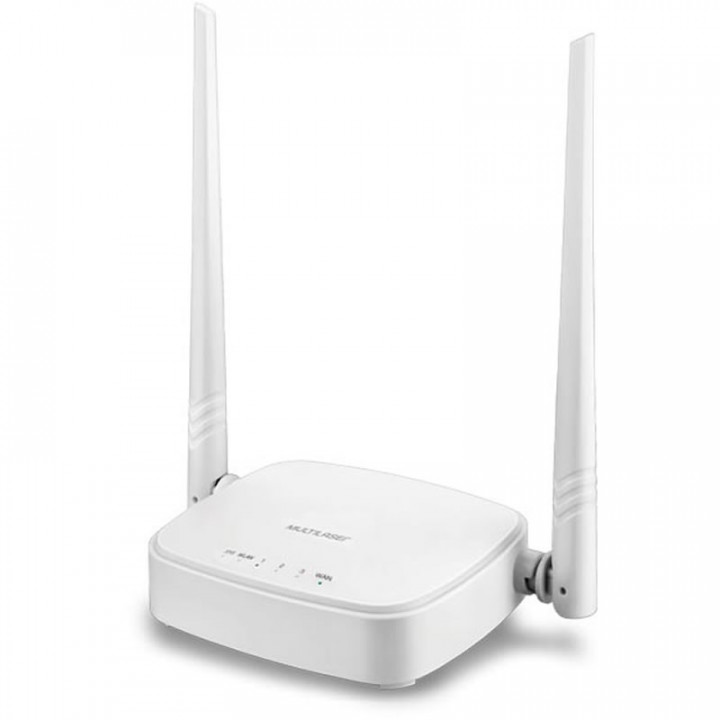 Roteador Wireless Multilaser 300MBPS, 2 Antenas, 2.4GHz, Branco - RE160V
