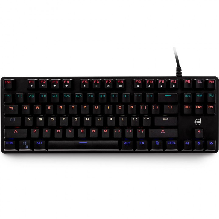 Teclado Mecânico Gamer Dazz Eclipses Witch, USB, LED, Switch Gateron Blue, Preto - 625313