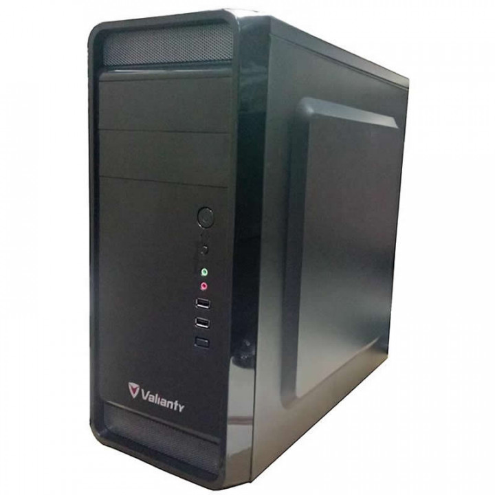 Gabinete Valianty, ATX 2 Baias, Com Fonte 200W, Preto - D70