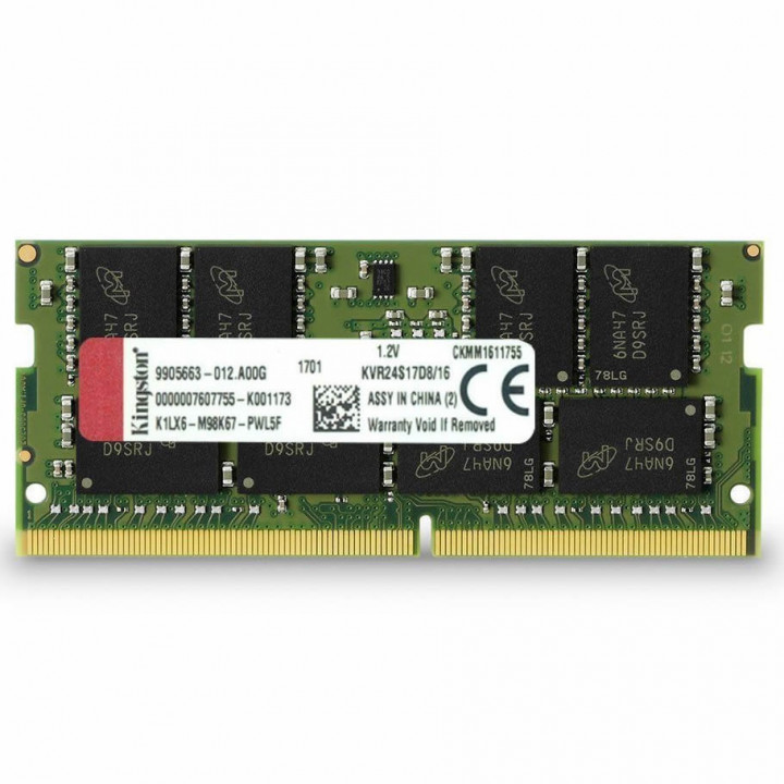 Memória Para Notebook Kingston, 16GB, 2400MHz, DDR4, CL17 - KVR24S17D8/16