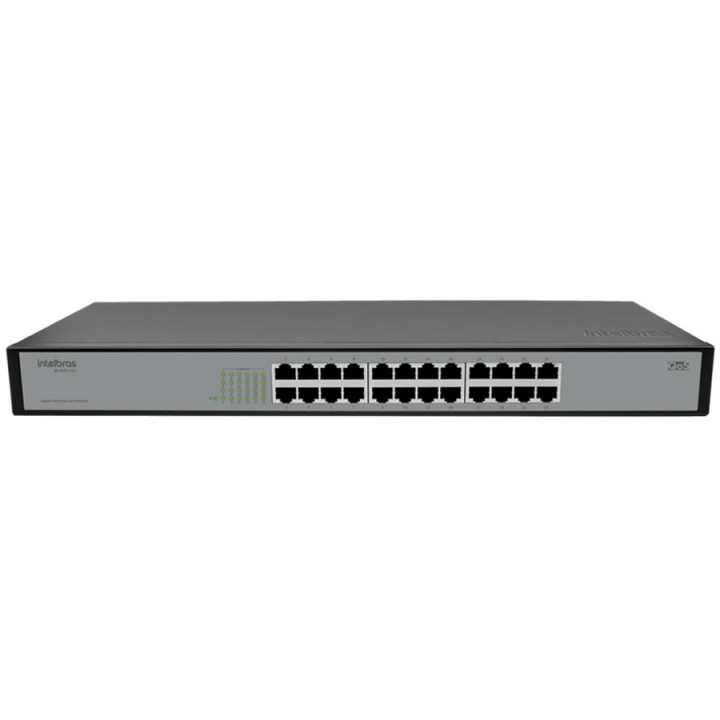 Switch Intelbras 24 Portas, Fast Etherne - SF-2400 QR+