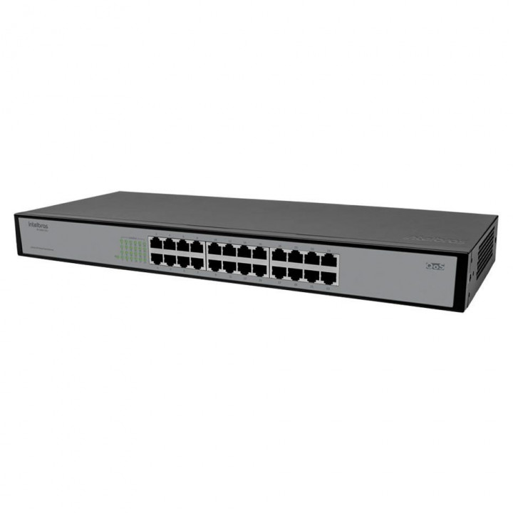 Switch Intelbras 24 Portas, Fast Etherne - SF-2400 QR+