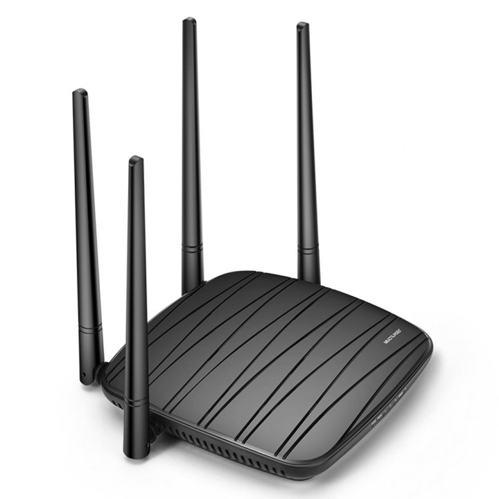Roteador Wireless Multilaser 1200MBPS, Com 4 Antenas, AC1200, Preto -  RE018