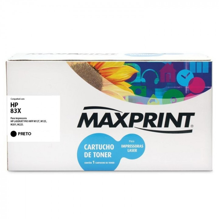 TONER HP 83X CF283X 5613284 PRETO - MAXPRINT