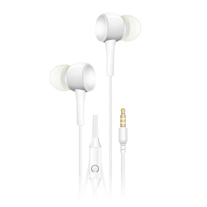 Fone de Ouvido C3 Tech Spirit Intra Auricular, Branco - EP-02WH
