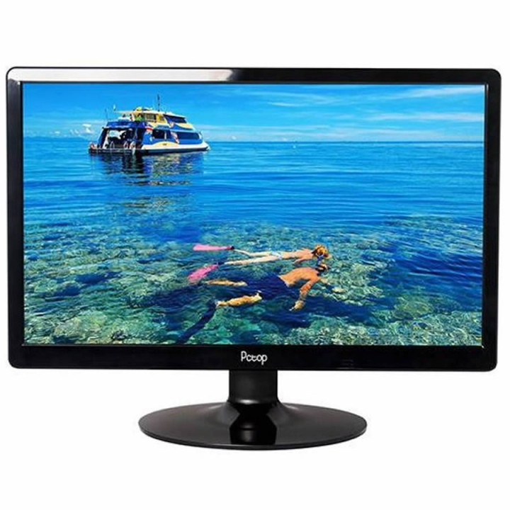 Monitor PCTOP 19" LED, 5ms, VGA/HDMI, Preto - MLP190HDMI