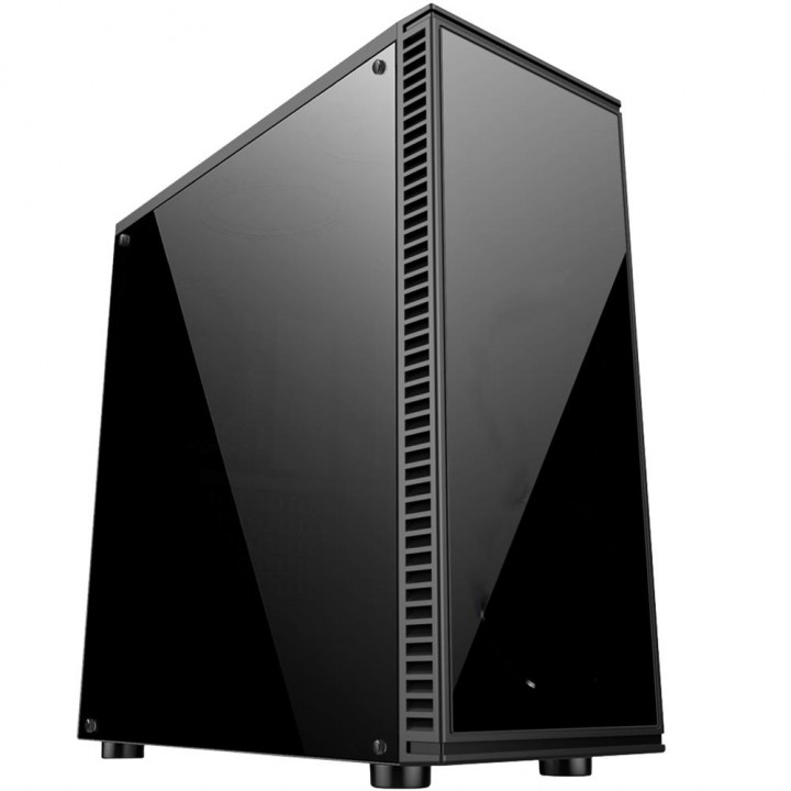 Gabinete Gamer Bluecase BG-014, USB 3.0, Lateral Acrílico, Preto - BG014GCASE