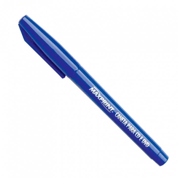 CANETA PARA CD/DVD AZUL UND 708972 - MAXPRINT