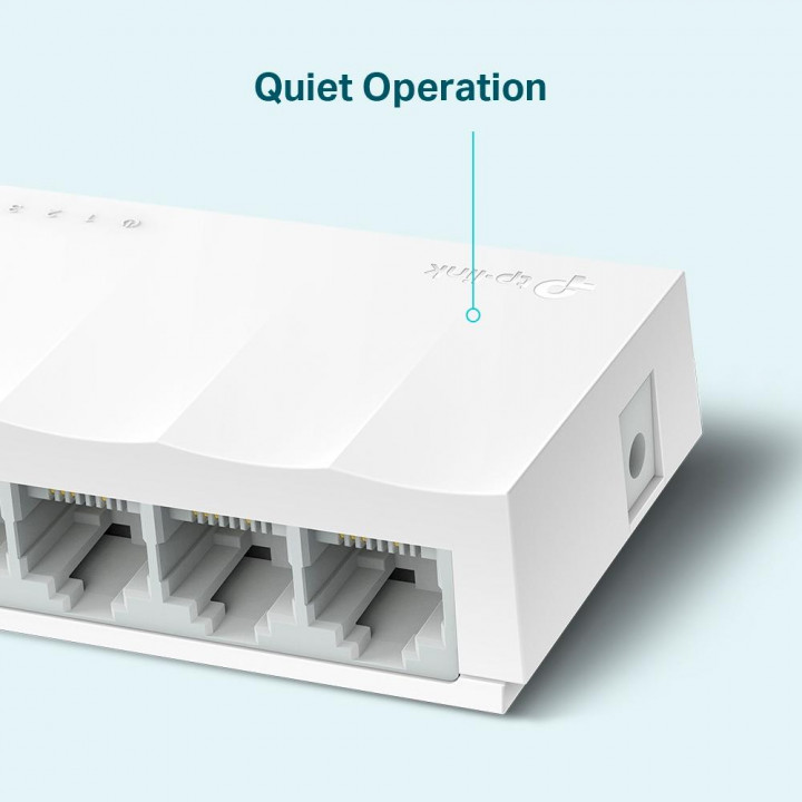 Switch TP-Link 5 Portas 10/100MBPS, Lite Wave, Branco - LS1005(UN) VER. 1.40