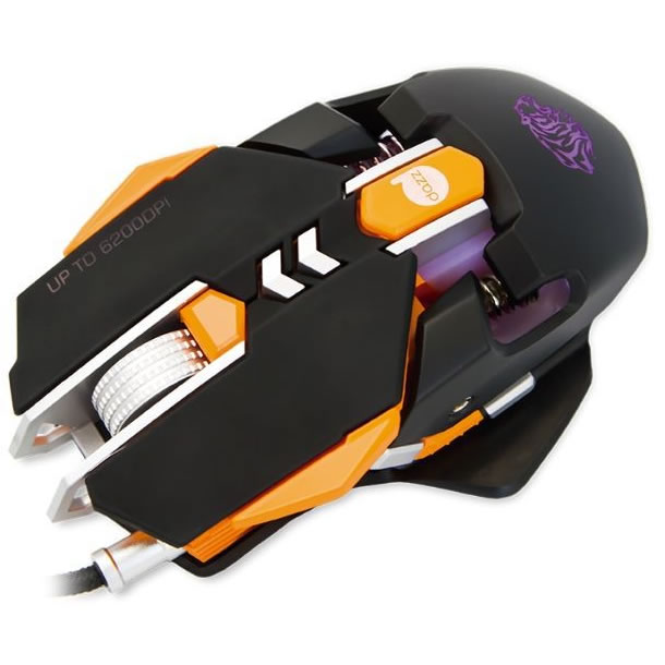Mouse Gamer Dazz Thundertank, USB, 6200DPI, Preto - 624647