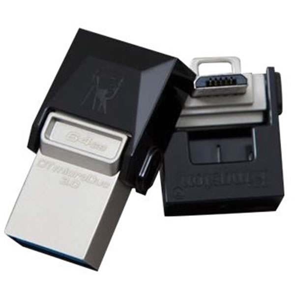 Pen Drive Kingston 64GB DataTraveler Type-C Flash Drive, Prata - DTDU03C/64GB