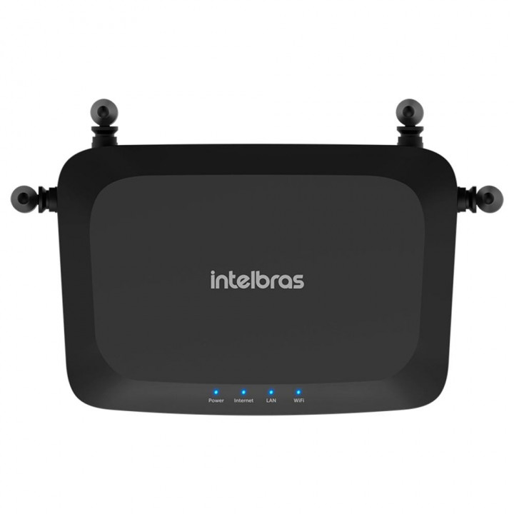 Roteador Wireless Intelbras GF 1200 1200MBPS, Com 4 Antenas, AC 1200, Preto - 4750076