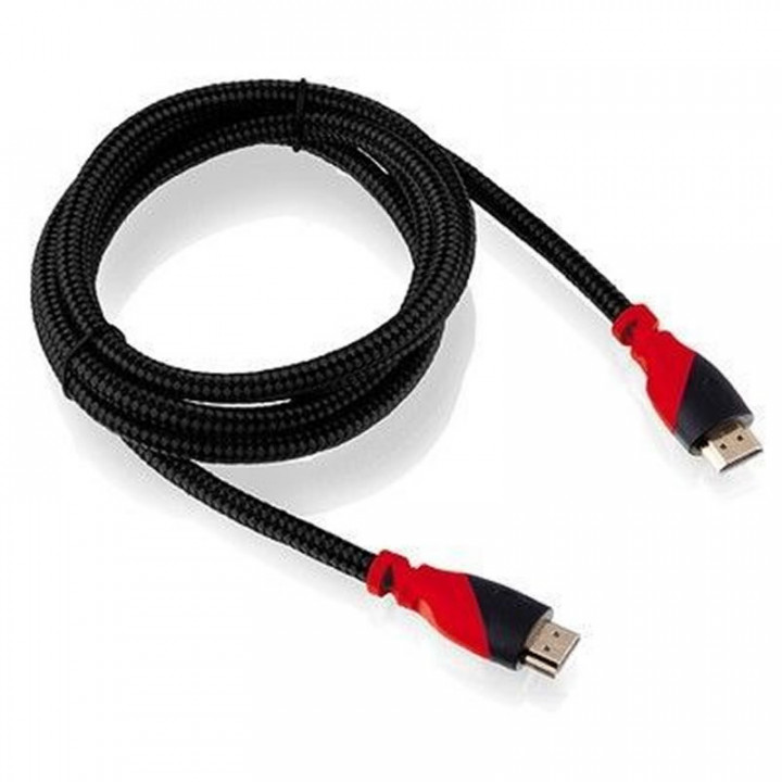Cabo HDMI 3 Metros Multilaser, V1.4 Macho Nylon, Preto - WI236