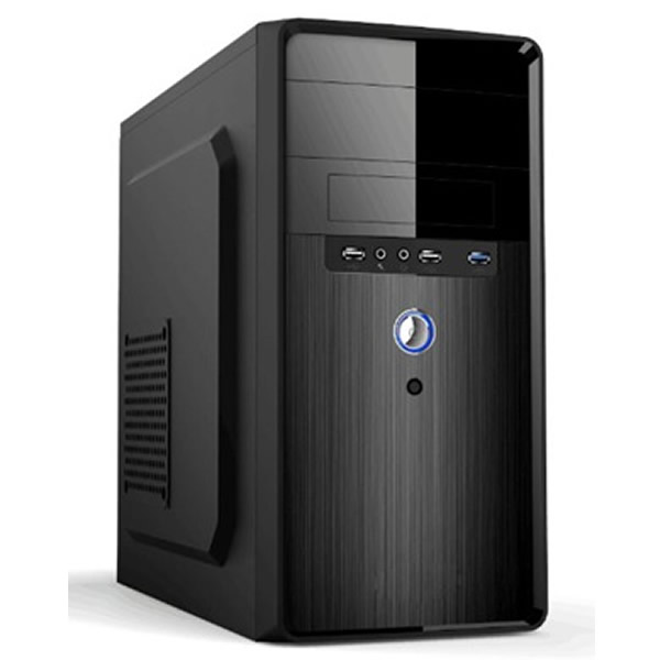 Gabinete Goldentec, ATX, 2 Baias, Preto, Sem Fonte - GTM1 P1T1C