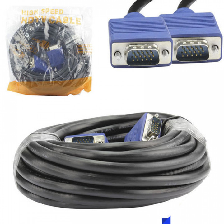Cabo VGA 10 metros com Filtro, Branco - CB0046EX CB-35