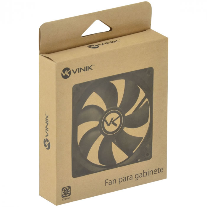 COOLER PARA GABINETE 12CM FAN CF120 32905 PRETO - VINIK