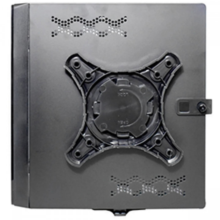 Gabinete K-Mex, Mini ITX GI-10S1, 2xUsb 2.0, Com Fonte Interna PF-130W Com Cabo, Preto - GI10S1FF001CB0X