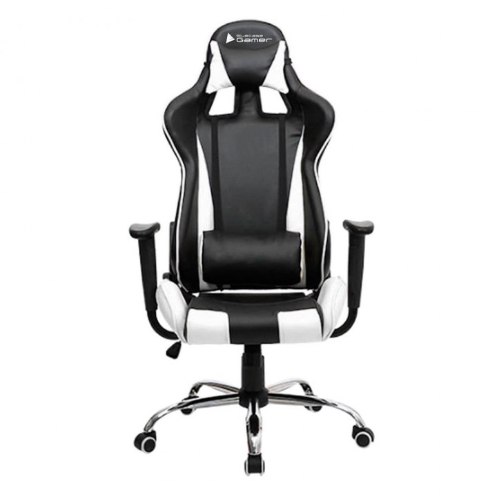 Cadeira Gamer Bluecase Titanium, Branco e Preto - BCH-06WBK