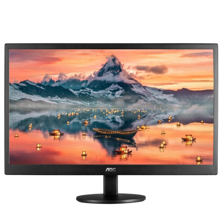 Monitor AOC 18.5" LED, HDMI/VGA, 5ms, Preto - E970SWHNL