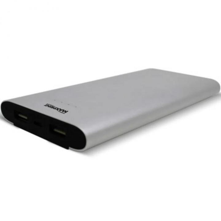 CARREGADOR POWER BANK MAXPRINT 7000MAH DUAL ALUMINIUM PRATA - 6012163