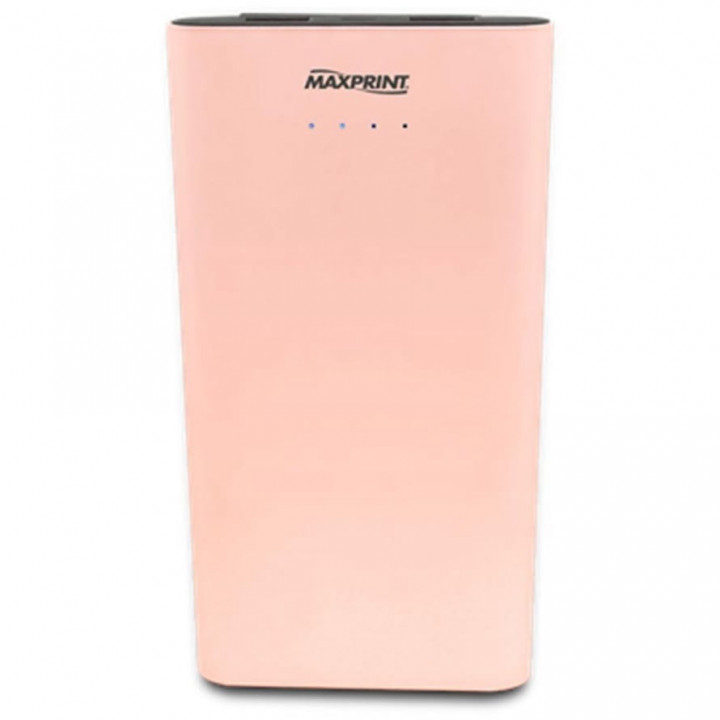 CARREGADOR POWER BANK MAXPRINT 7000MAH DUAL GOLD ROSA  - 6012178