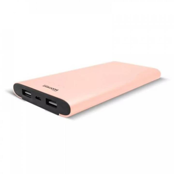 CARREGADOR POWER BANK MAXPRINT 7000MAH DUAL GOLD ROSA  - 6012178