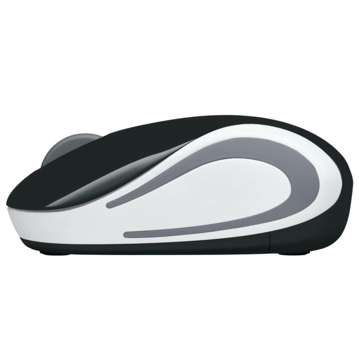 Mouse Mini Sem Fio Logitech M187, 1000DPI, USB, Preto - 910-005459
