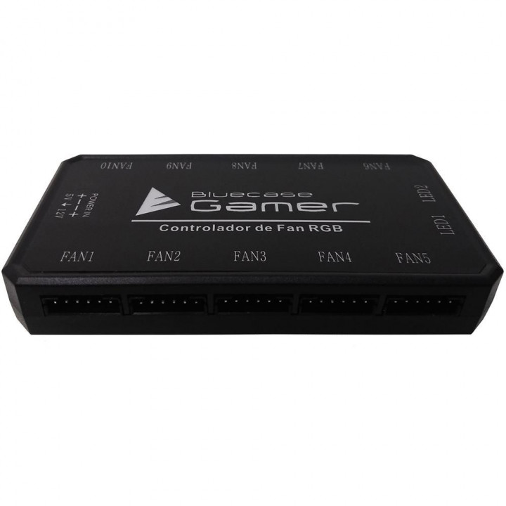 CONTROLADOR DE COOLER GAMER RGB BLUECASE BCF-01 PRETO - BCF01CASE