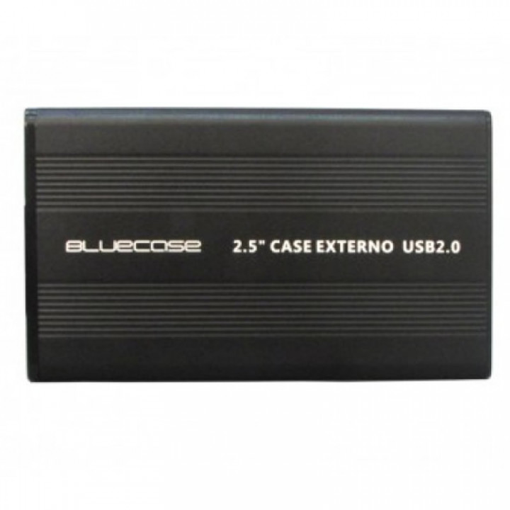 CASE PARA HD 2.5" BLUECASE SATA USB 2.0 PRETO - BCSU202