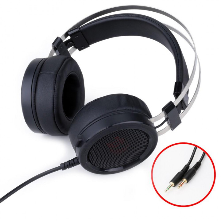 Headset Gamer Redragon Scylla, Drivers 40mm, P2, Preto - H901
