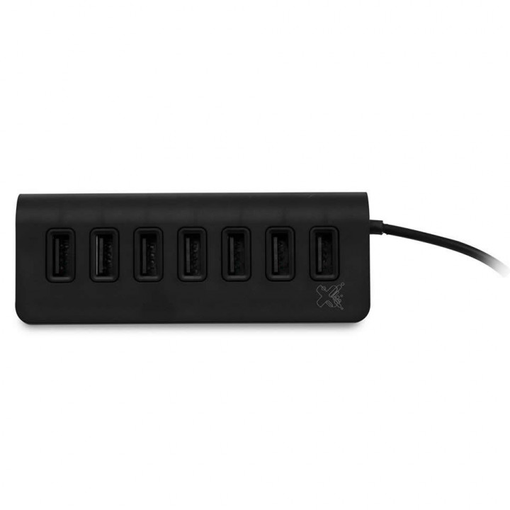 Hub USB 7 Portas Maxprint USB 2.0, Preto - 6013576