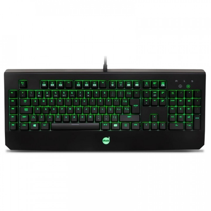 Teclado Mecânico Gamer Dazz Death Mask, LED, Preto - 622549