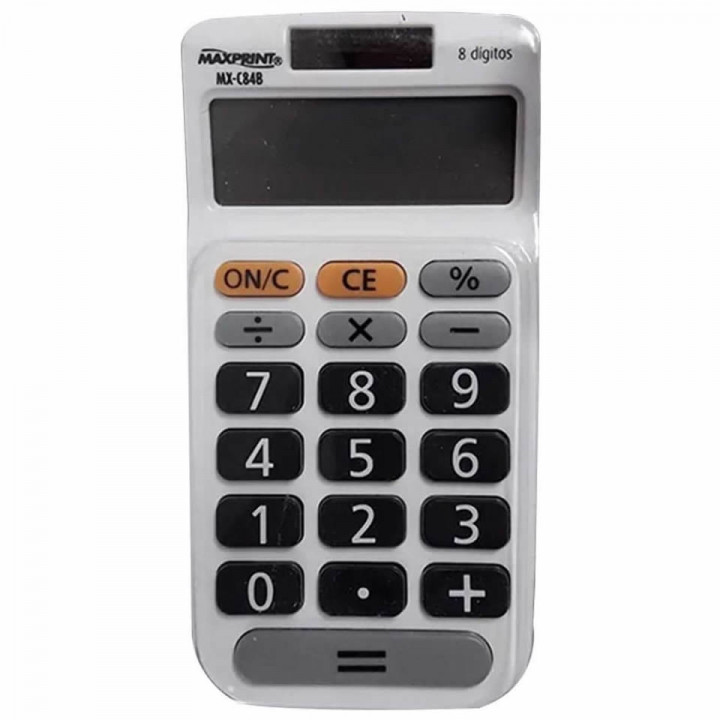 CALCULADORA DE MESA MAXPRINT TWO POWER MX-C84B BRANCO - 754666