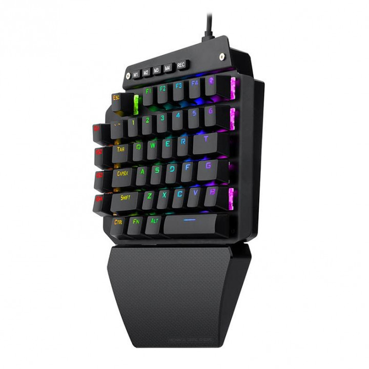 Mini Teclado Mecânico Gamer Redragon Ida One Handed, RGB, Switch Outemu Azul - K583RGB