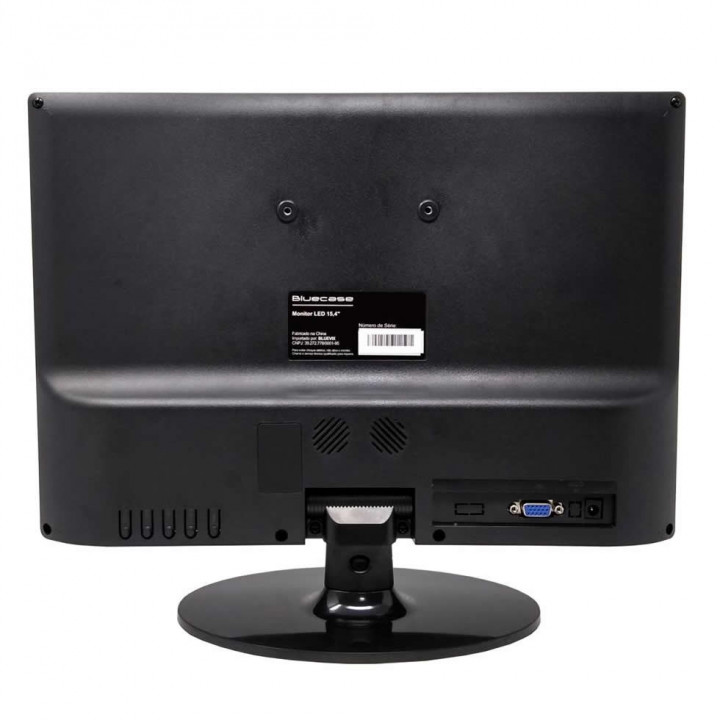 Monitor Bluecase 15.4" LED Widescreen, VGA, Preto - BM154X6VW