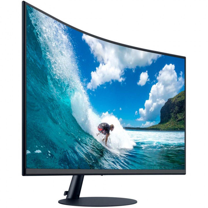 Monitor Samsung 31.5' LED, Curvo, Full HD, HDMI, DisplayPort, VESA, Ajuste de Ângulo, FreeSync, Som Integrado - LC32T550