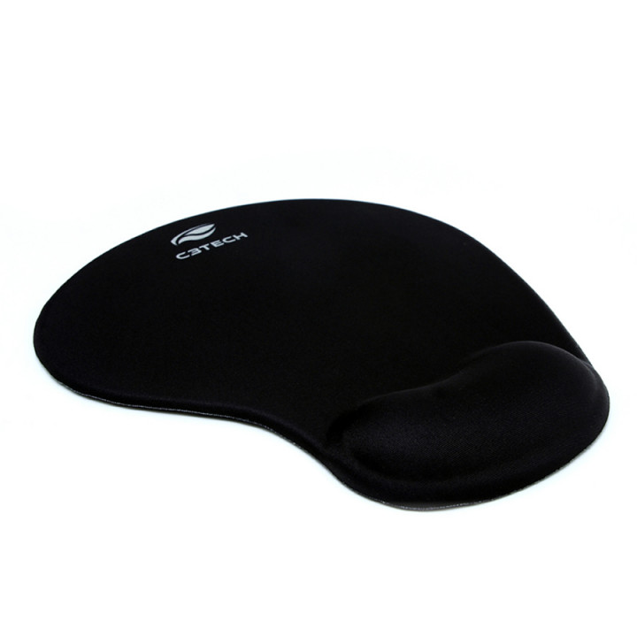 Mousepad em Gel C3Tech, Preto - MP-200