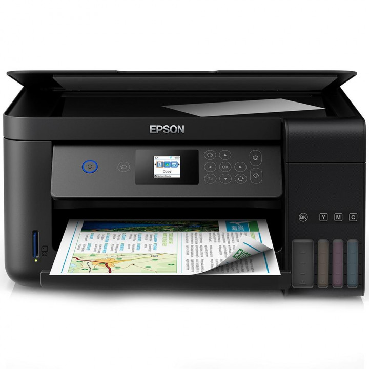 Impressora Epson Ecotank L4160 Multifuncional, Com Wi-fi, Preto - L4160