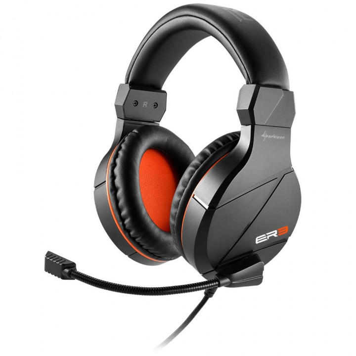 Headset Gamer Sharkoon, Preto - RUSH ER3