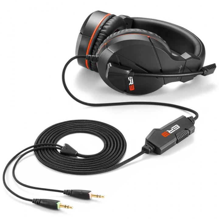 Headset Gamer Sharkoon, Preto - RUSH ER3