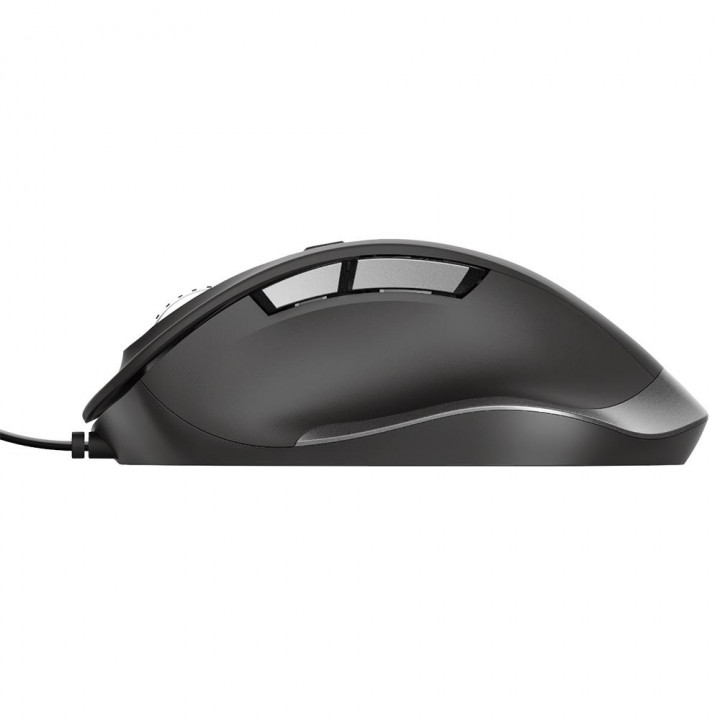 Mouse Gamer Trust Fyda Wired Comfort, 6 Botões, 5000DPI, Preto - 23808