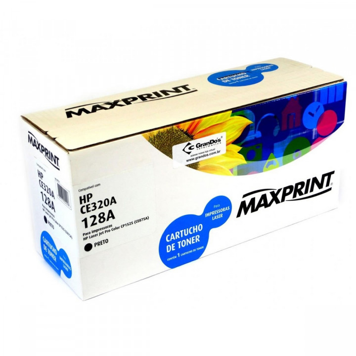 TONER HP 128A CE320A MAXPRINT PRETO - 561172-1