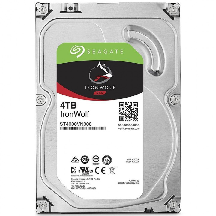 HD Seagate IronWolf NAS, 4TB, 3.5", SATA - ST4000VN008