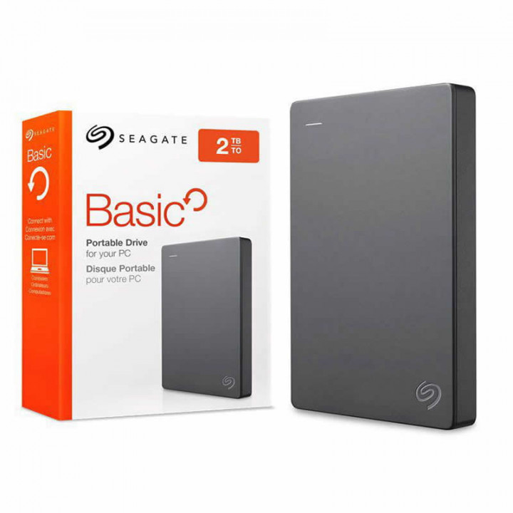 HD Externo Seagate Basic, 2TB, Portable, USB 3.0 - STJL2000400