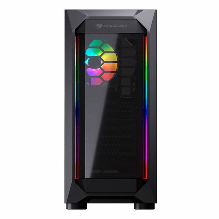 Gabinete Gamer Cougar MX410, Lateral Acrílico, Preto - 385VM60.0005