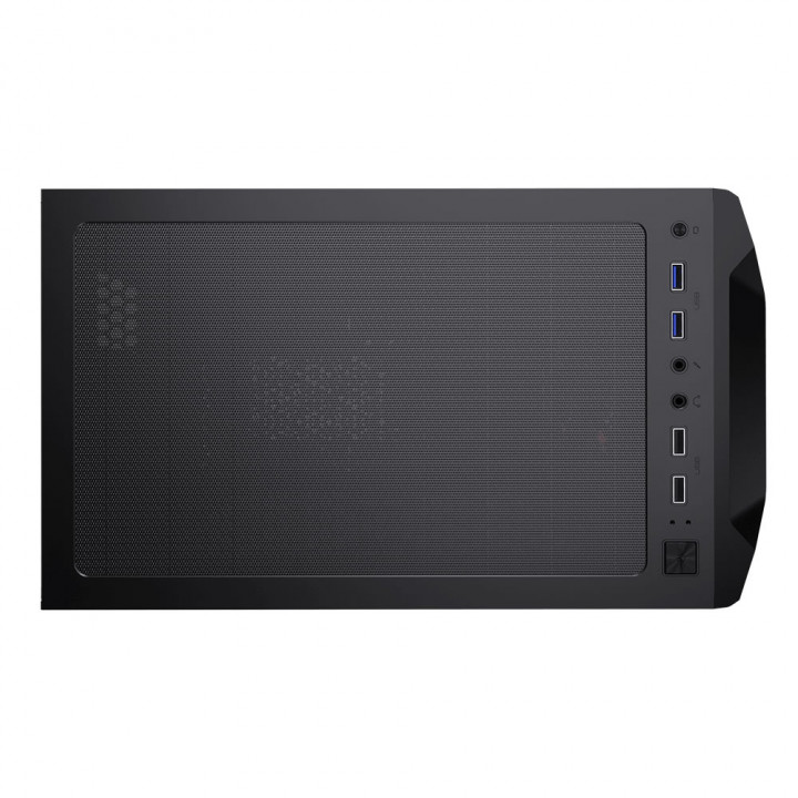 Gabinete Gamer Cougar MX410 MESH-G, Mid Tower, 1 Fan, Lateral em Vidro Temperado, Preto - 385VM70.0002