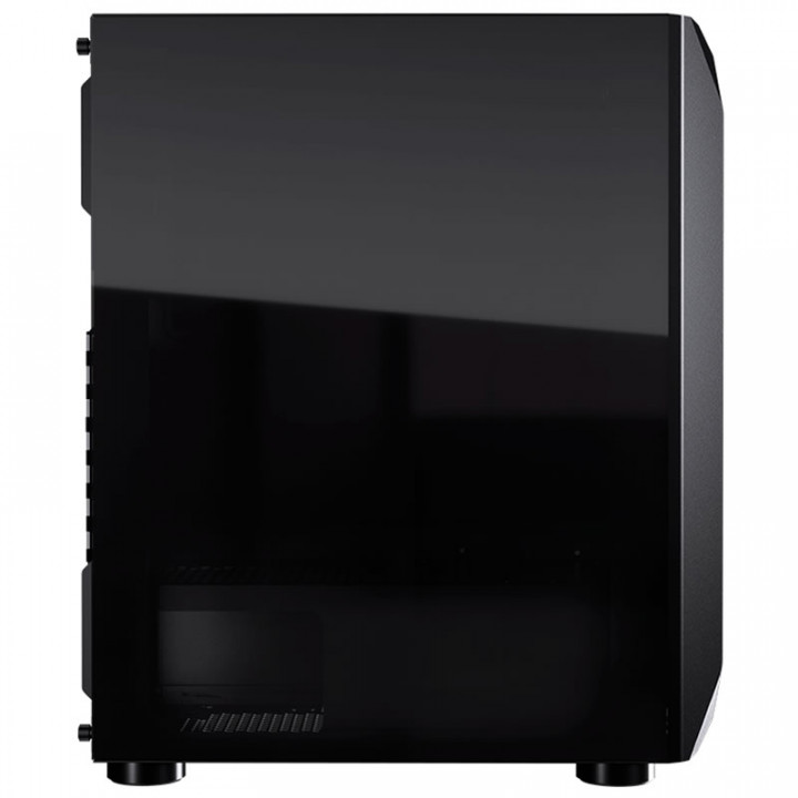 Gabinete Gamer Cougar MX410 MESH-G, Mid Tower, 1 Fan, Lateral em Vidro Temperado, Preto - 385VM70.0002