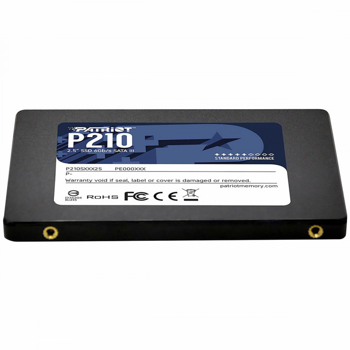 SSD Patriot P210, 256GB, SATA, Leitura 500MB/s, Gravação 400MB/s - P210S256G25