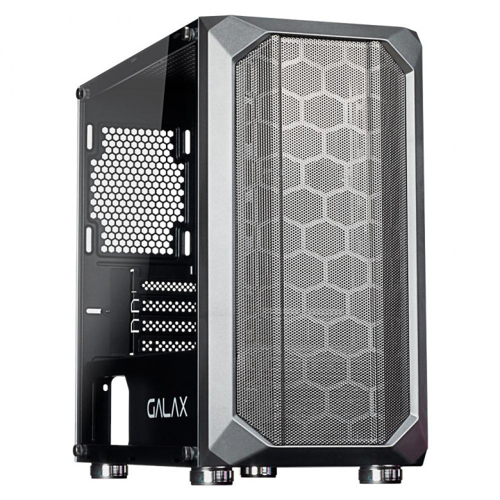 Gabinete Gamer Galax Nebulosa, Lateral em Vidro, Preto - GX700 BK