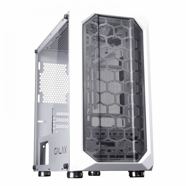 Gabinete Gamer Galax Nebulosa, Lateral em Vidro, Branco - GX700 WH